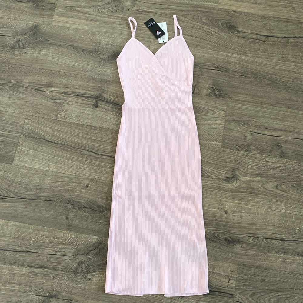 NWT Guess woman’s pink sweater dress, Sz S